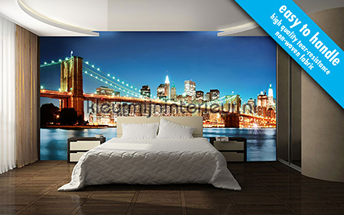 New York East River fotobehang 00961 Ideal-Decor Vlies Ideal Decor